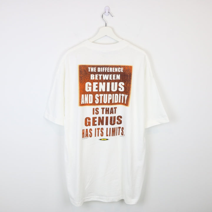 Vintage NWT 2003 Xtreme Genius and Stupidity Tee - XL-NEWLIFE Clothing