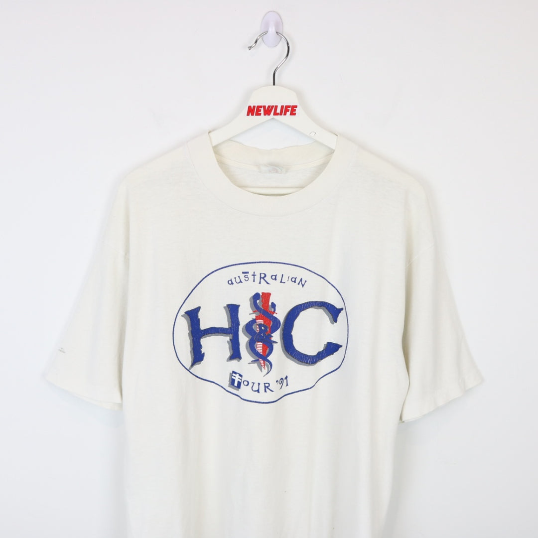 Vintage 1991 Australian Hunters and Collectors Tour Tee - L-NEWLIFE Clothing