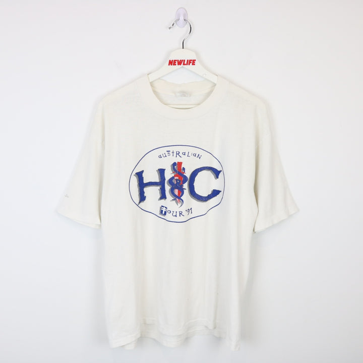 Vintage 1991 Australian Hunters and Collectors Tour Tee - L-NEWLIFE Clothing