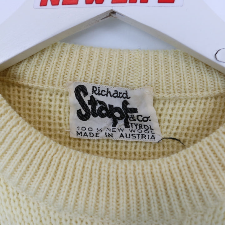 Vintage 70's Richard Stapf Wool Knit Sweater - XS-NEWLIFE Clothing