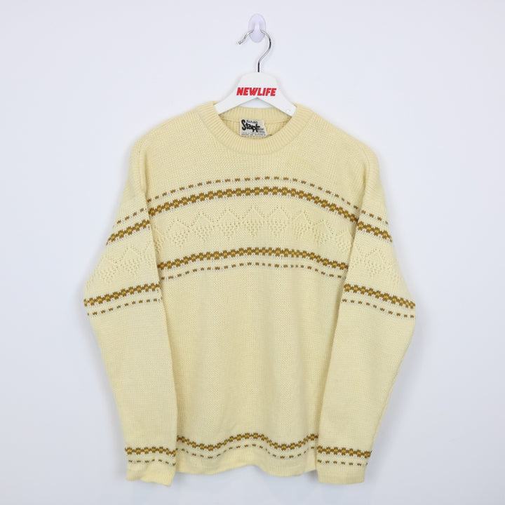 Vintage 70's Richard Stapf Wool Knit Sweater - XS-NEWLIFE Clothing