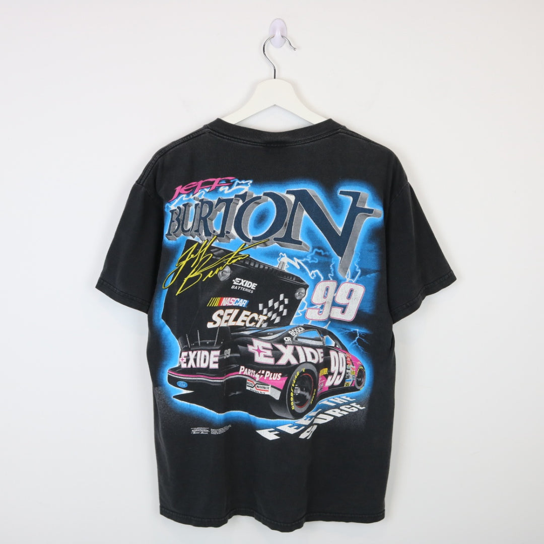 VIntage 1999 Jeff Burton Super Charged Nascar Racing Tee - L-NEWLIFE Clothing