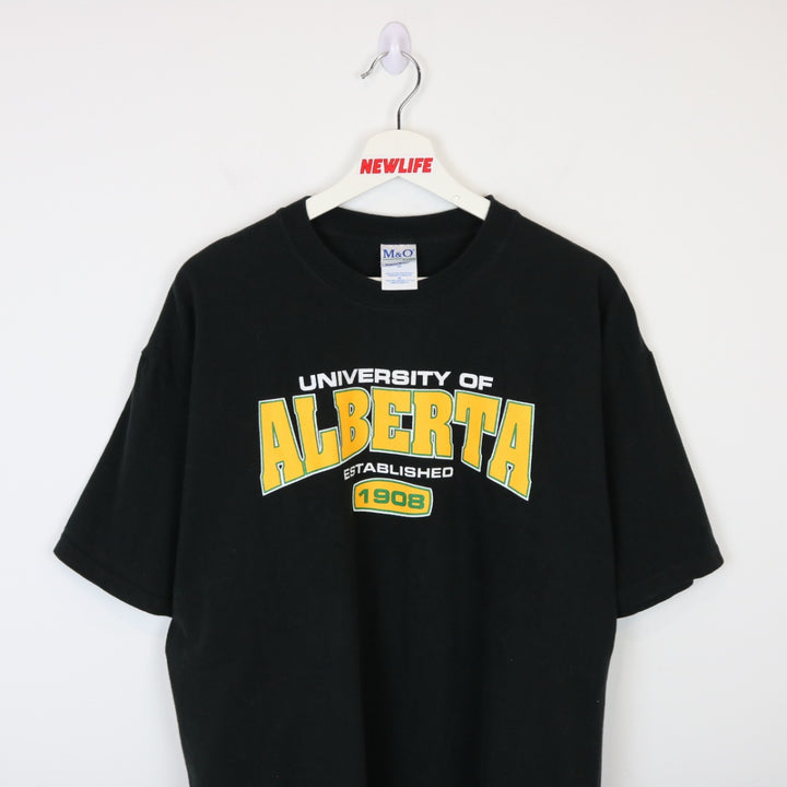 Vintage 00's Unviersity of Alberta Tee - XL-NEWLIFE Clothing