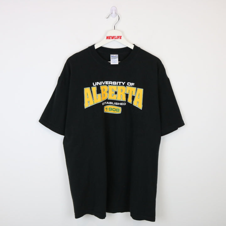 Vintage 00's Unviersity of Alberta Tee - XL-NEWLIFE Clothing