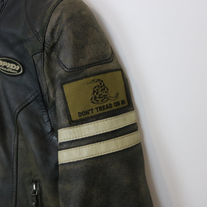 Spidi Leather Biker Jacket - S-NEWLIFE Clothing