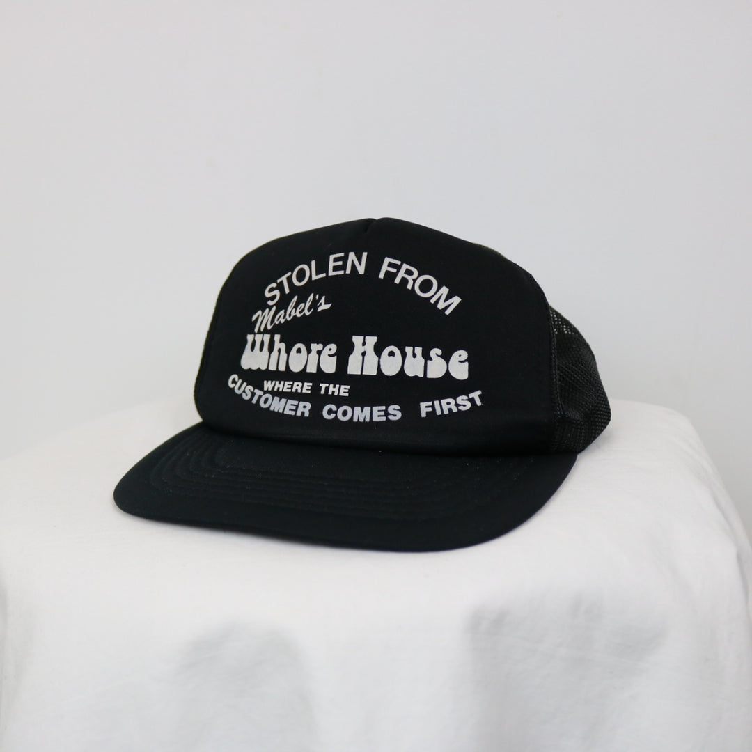 Vintage 80's Mabel's Whore House Trucker Hat - OS-NEWLIFE Clothing