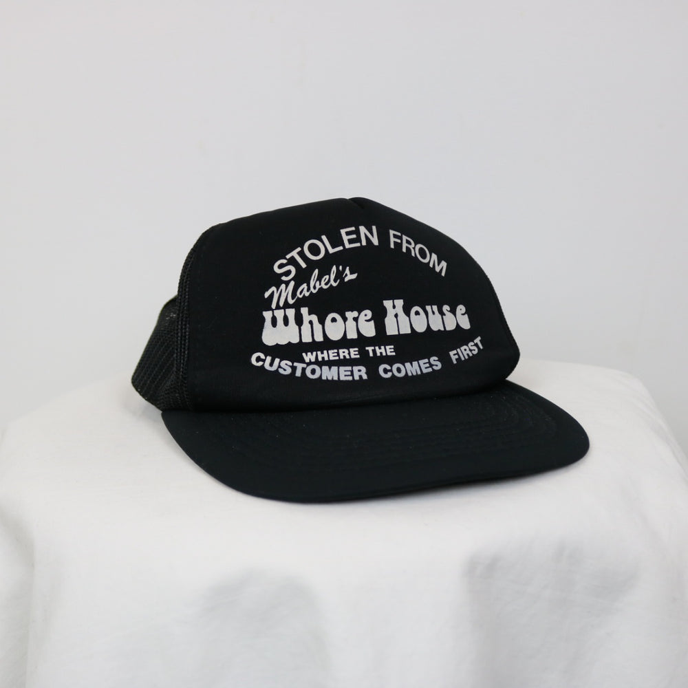 Vintage 80's Mabel's Whore House Trucker Hat - OS-NEWLIFE Clothing