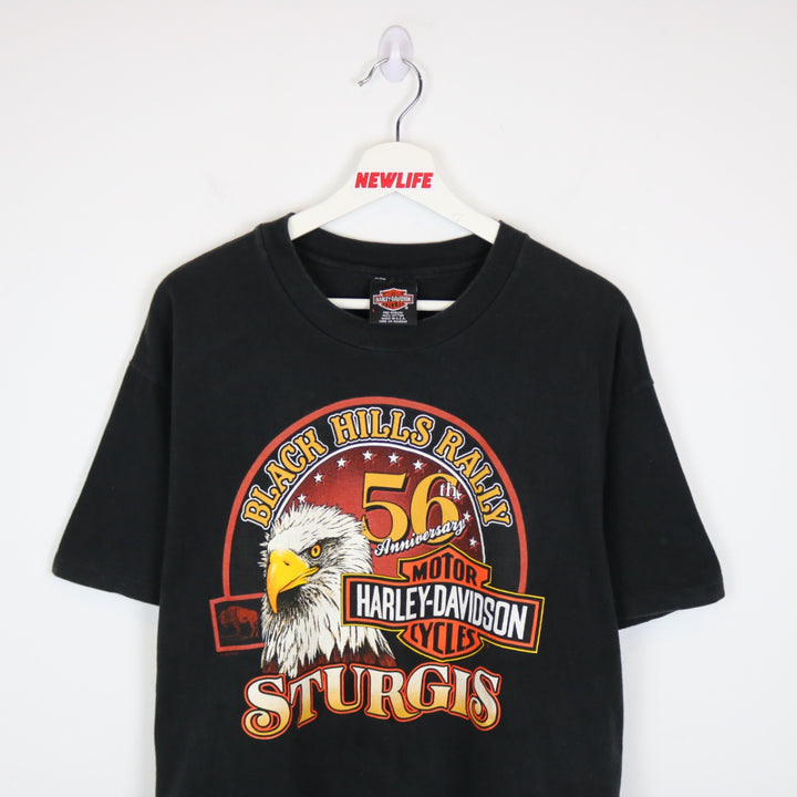 Vintage 1996 Harley Davidson Black HIlls Rally Tee - L-NEWLIFE Clothing