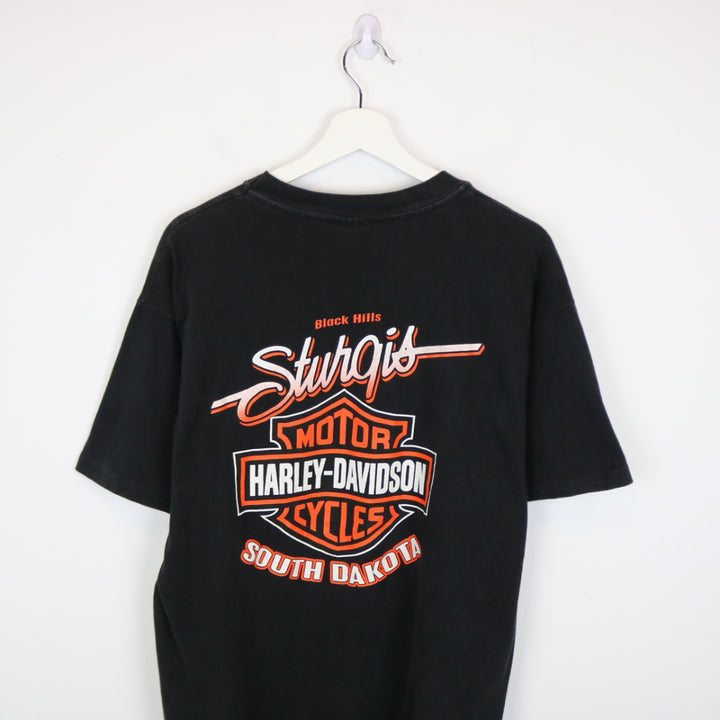 Vintage 1996 Harley Davidson Black HIlls Rally Tee - L-NEWLIFE Clothing