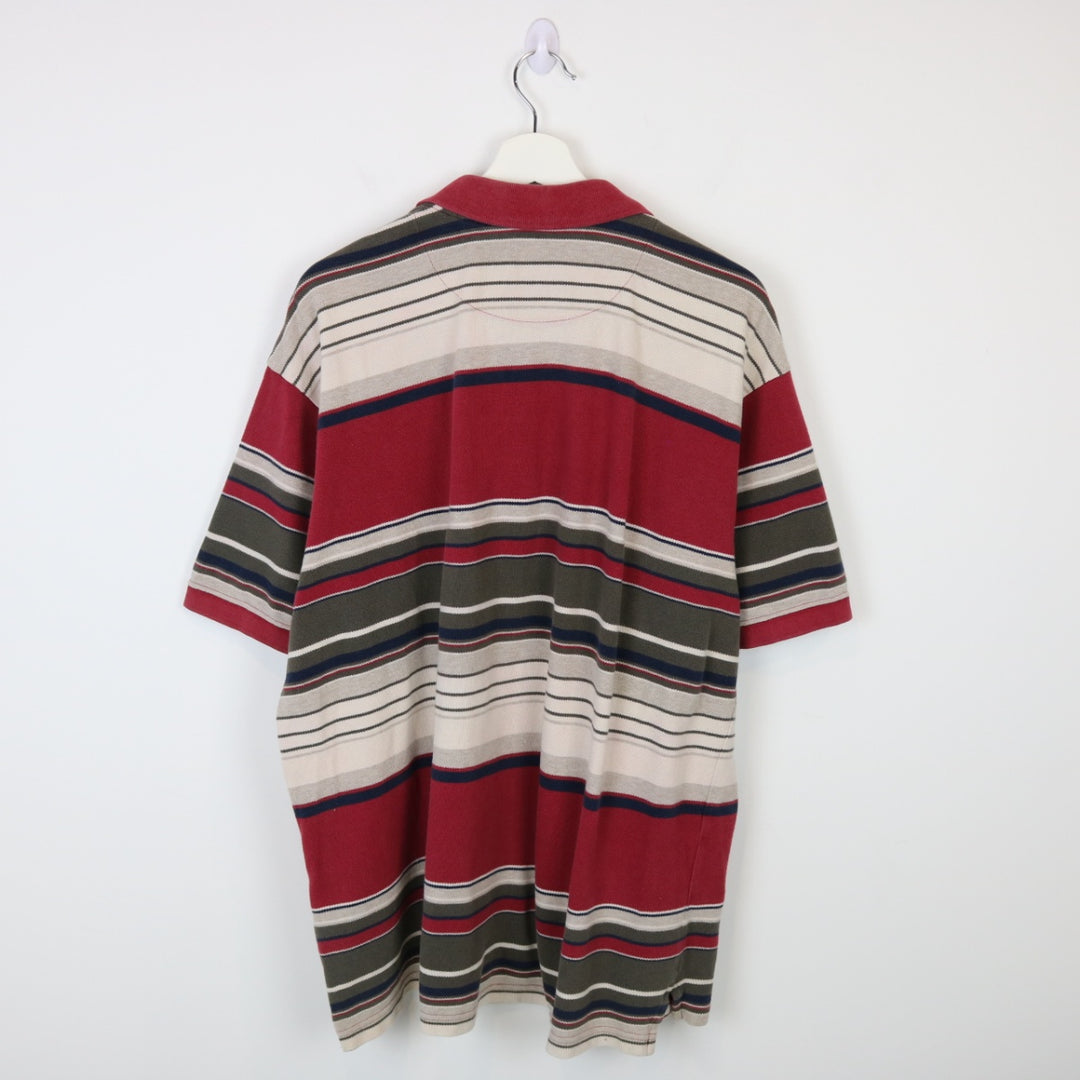 Vintage 2003 GAP Striped Polo Shirt - XL-NEWLIFE Clothing