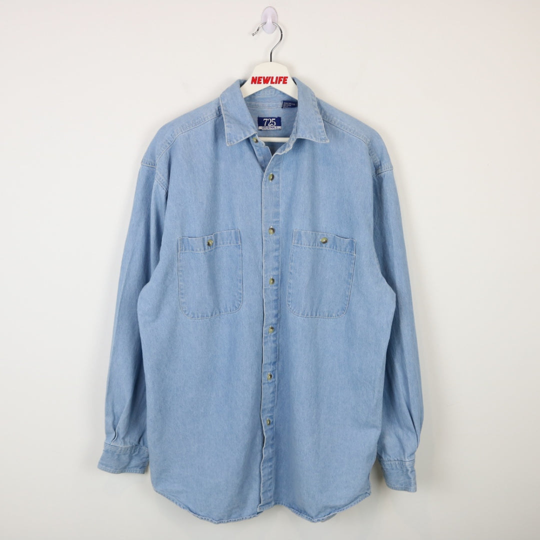 Vintage 90's 725 Originals Denim Button Up - L-NEWLIFE Clothing