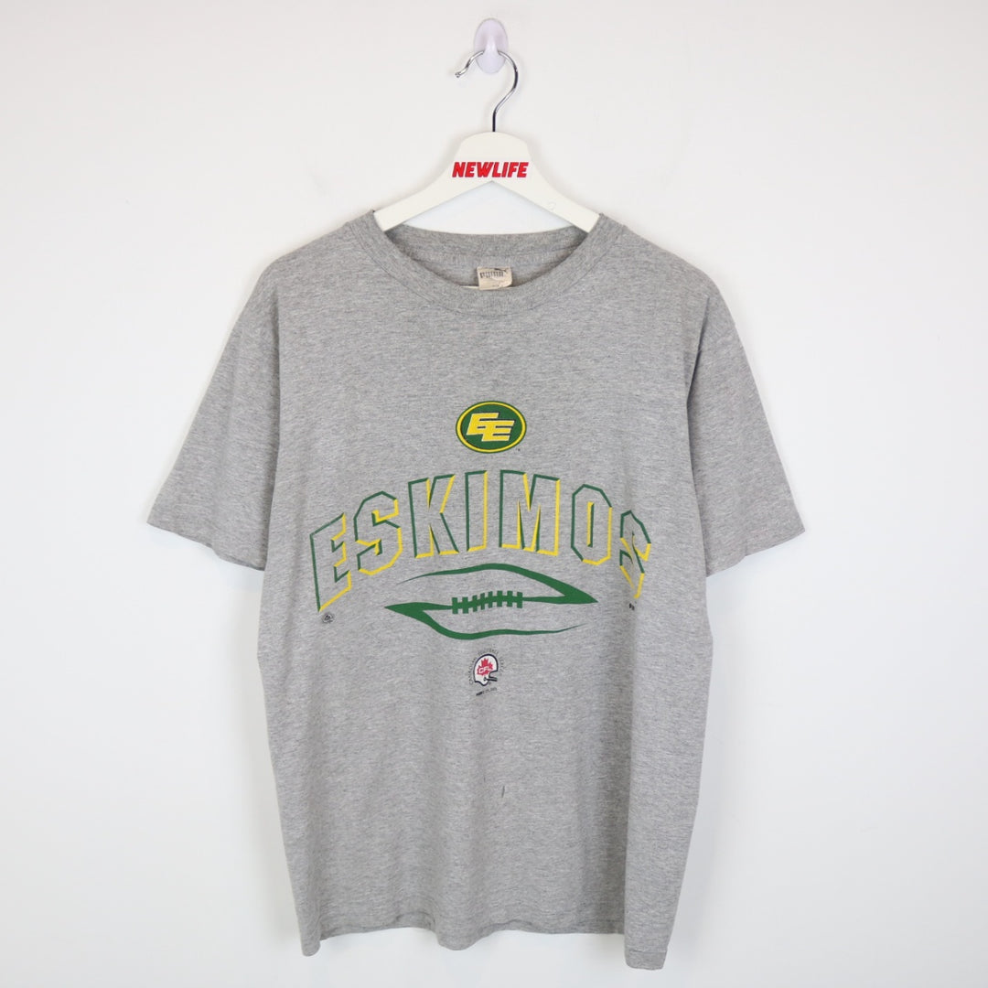 Vintage 90's Edmonton Elks Football Tee - M-NEWLIFE Clothing