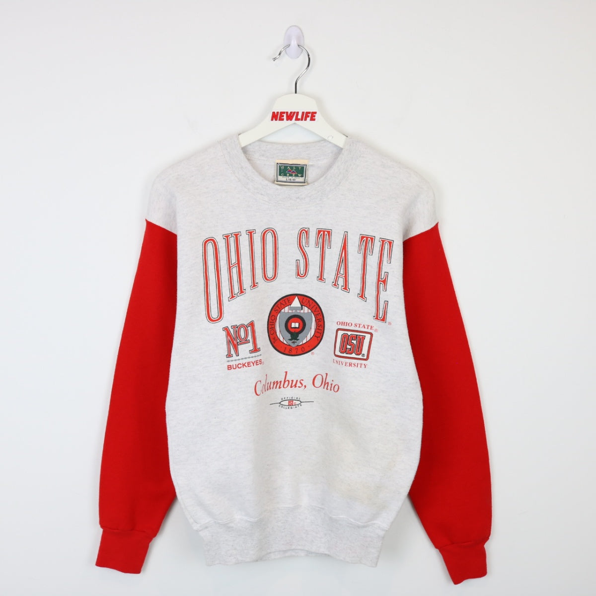 Vintage 90 s Ohio State University Crewneck XS NEWLIFE