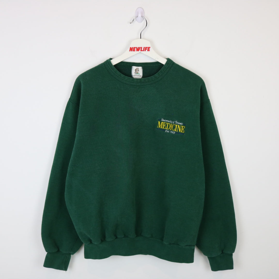 Vintage 90's University of Toronto Medicine Crewneck - L-NEWLIFE Clothing