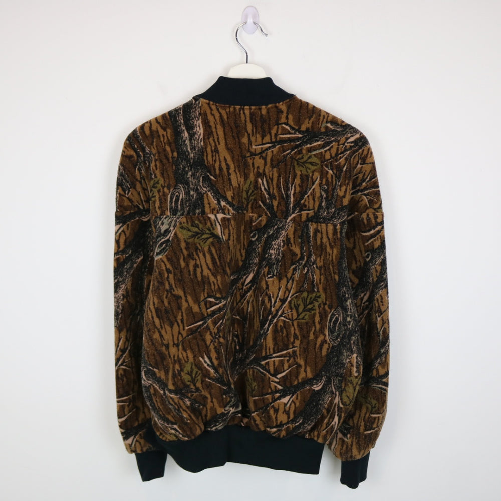 Vintage 80's Real Tree Camo Fleece Jacket - M-NEWLIFE Clothing