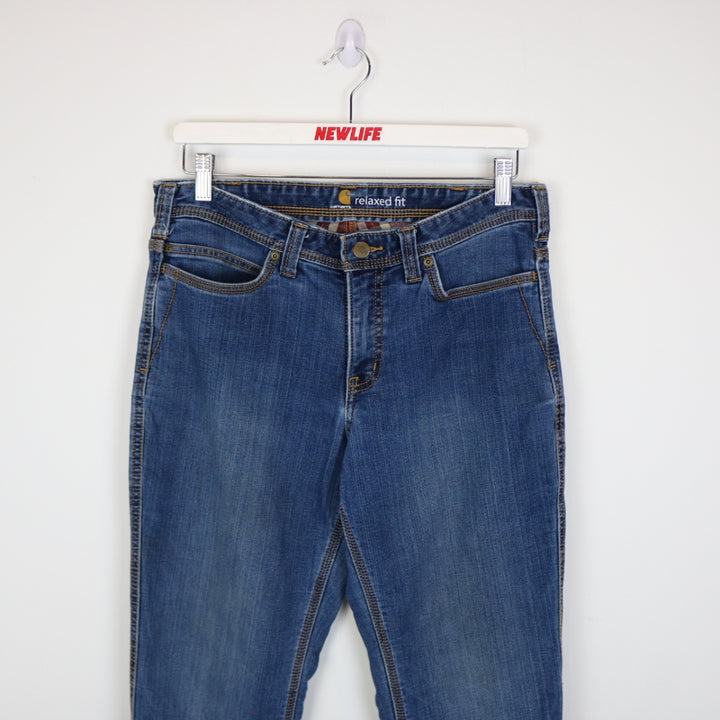 Carhartt Flannel Lined Denim Work Jeans - 32"-NEWLIFE Clothing