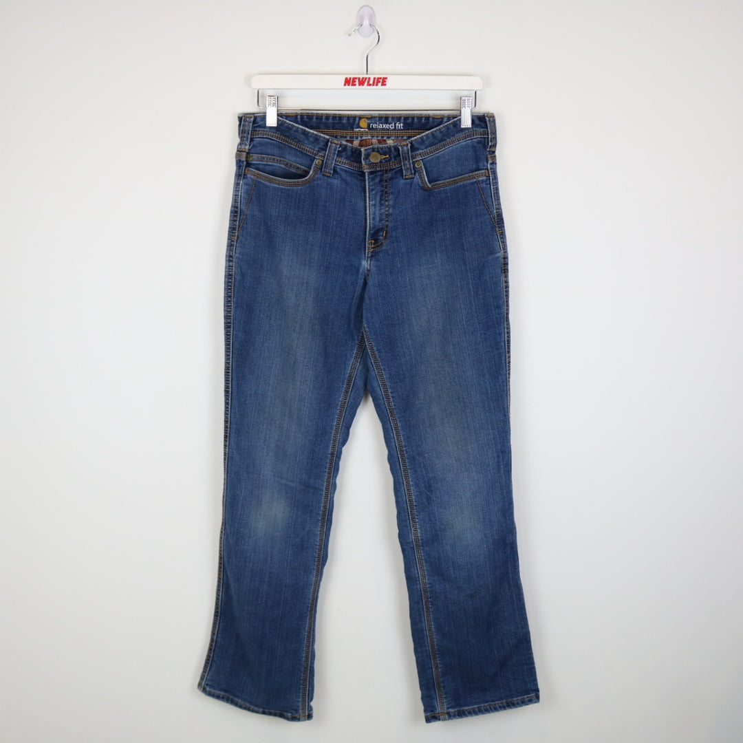 Carhartt Flannel Lined Denim Work Jeans - 32"-NEWLIFE Clothing