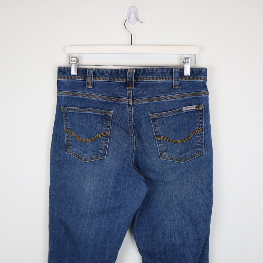 Carhartt Flannel Lined Denim Work Jeans - 32"-NEWLIFE Clothing