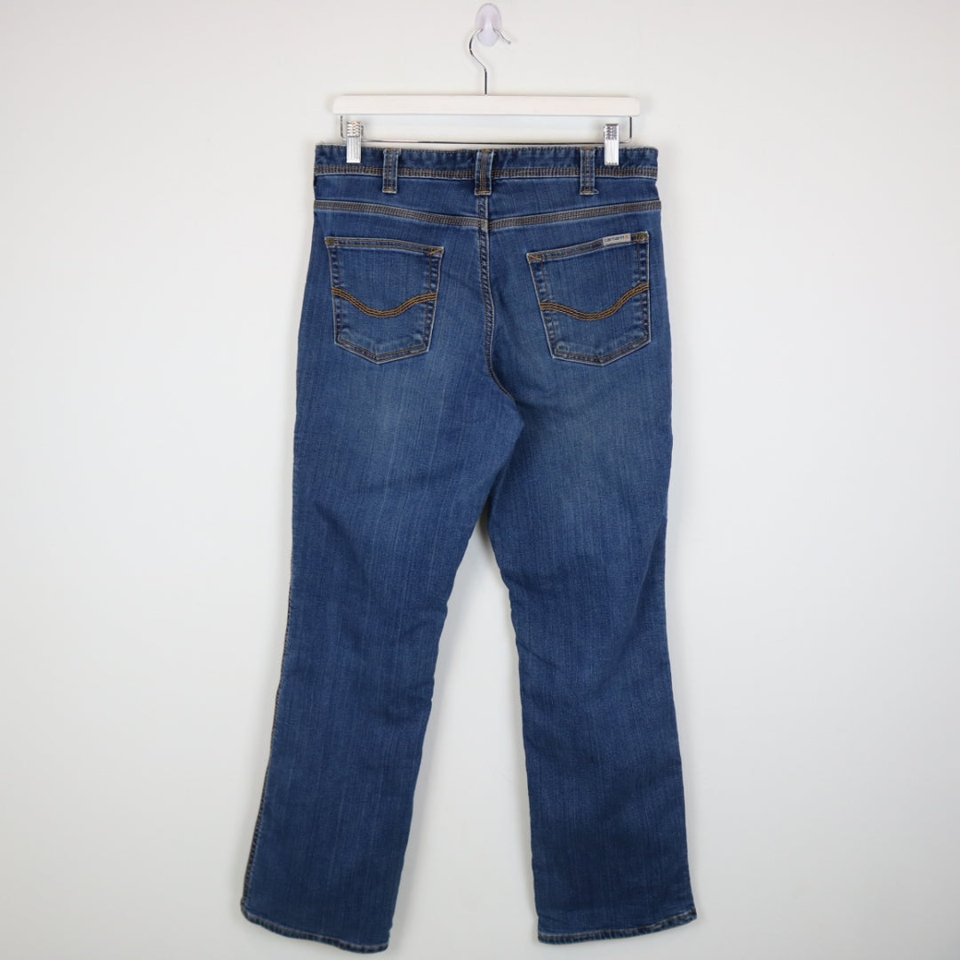 Carhartt Flannel Lined Denim Work Jeans - 32"-NEWLIFE Clothing
