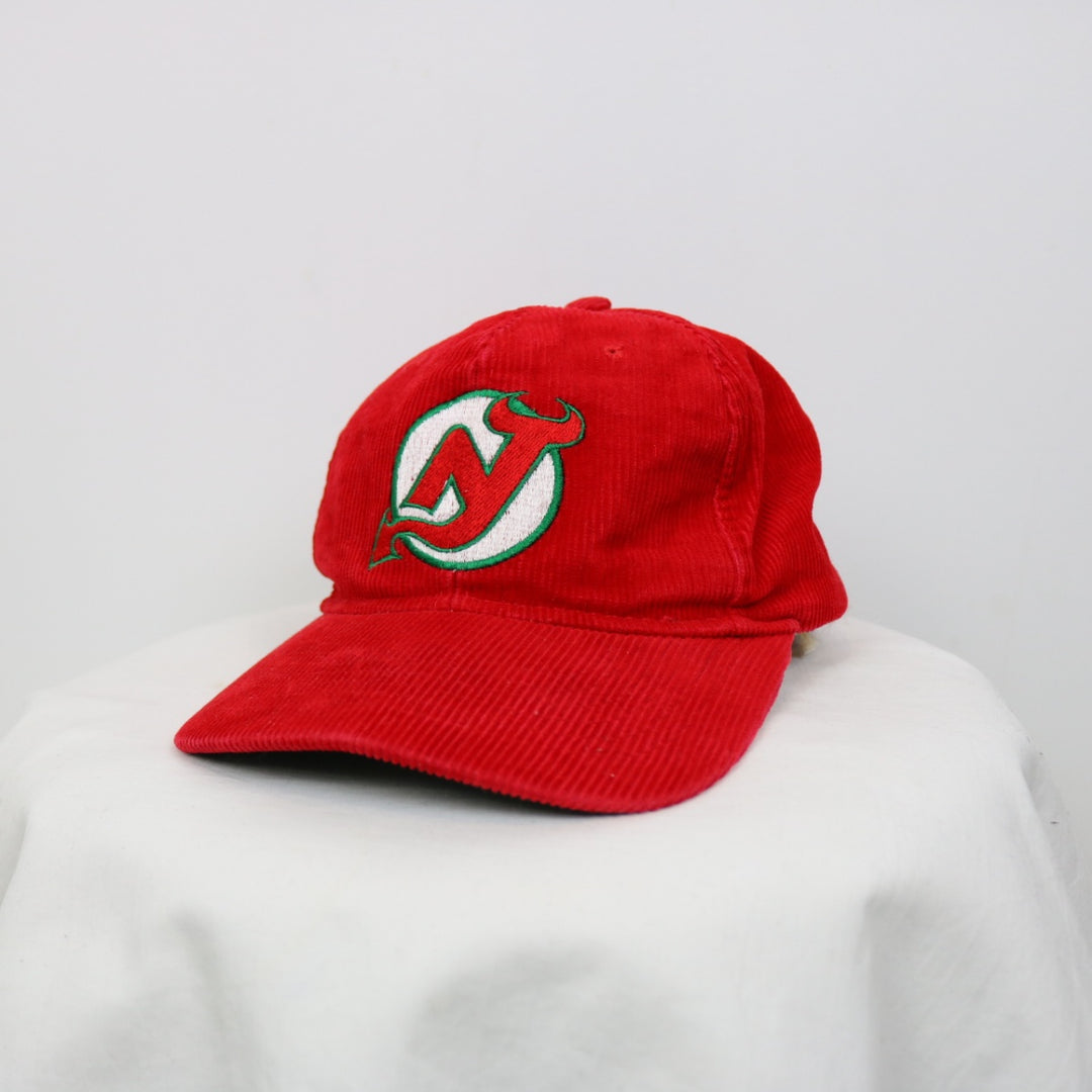 Vintage 90's New Jersey Devils Corduroy Hat - OS-NEWLIFE Clothing