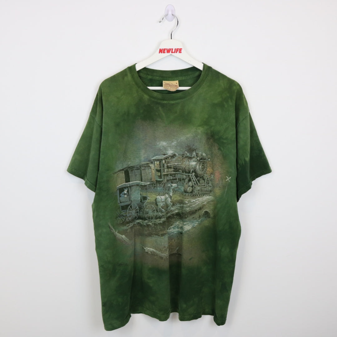 Vintage 2004 The Mountain Train Nature Tee - L-NEWLIFE Clothing