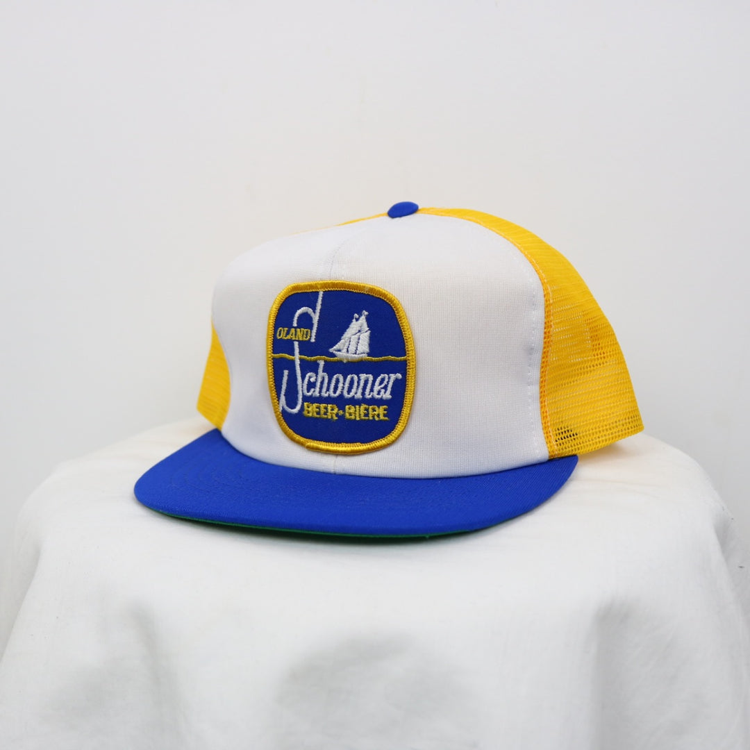 Vintage 80's Oland Schooner Beer Trucker Hat - OS-NEWLIFE Clothing