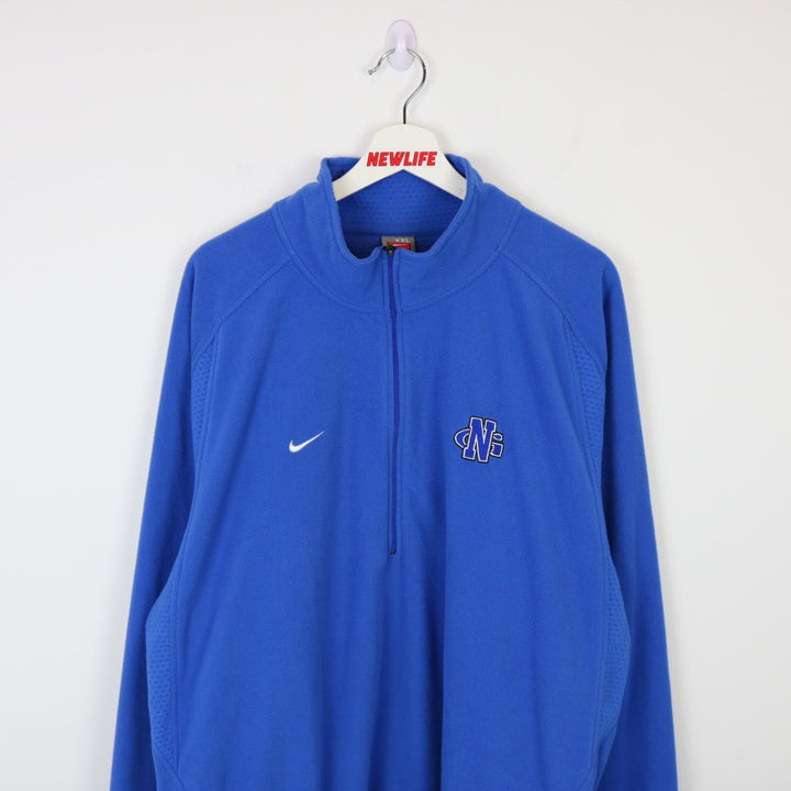 Vintage 00's Nike University of North Georgia Fleece Jacket - XL/XXL-NEWLIFE Clothing