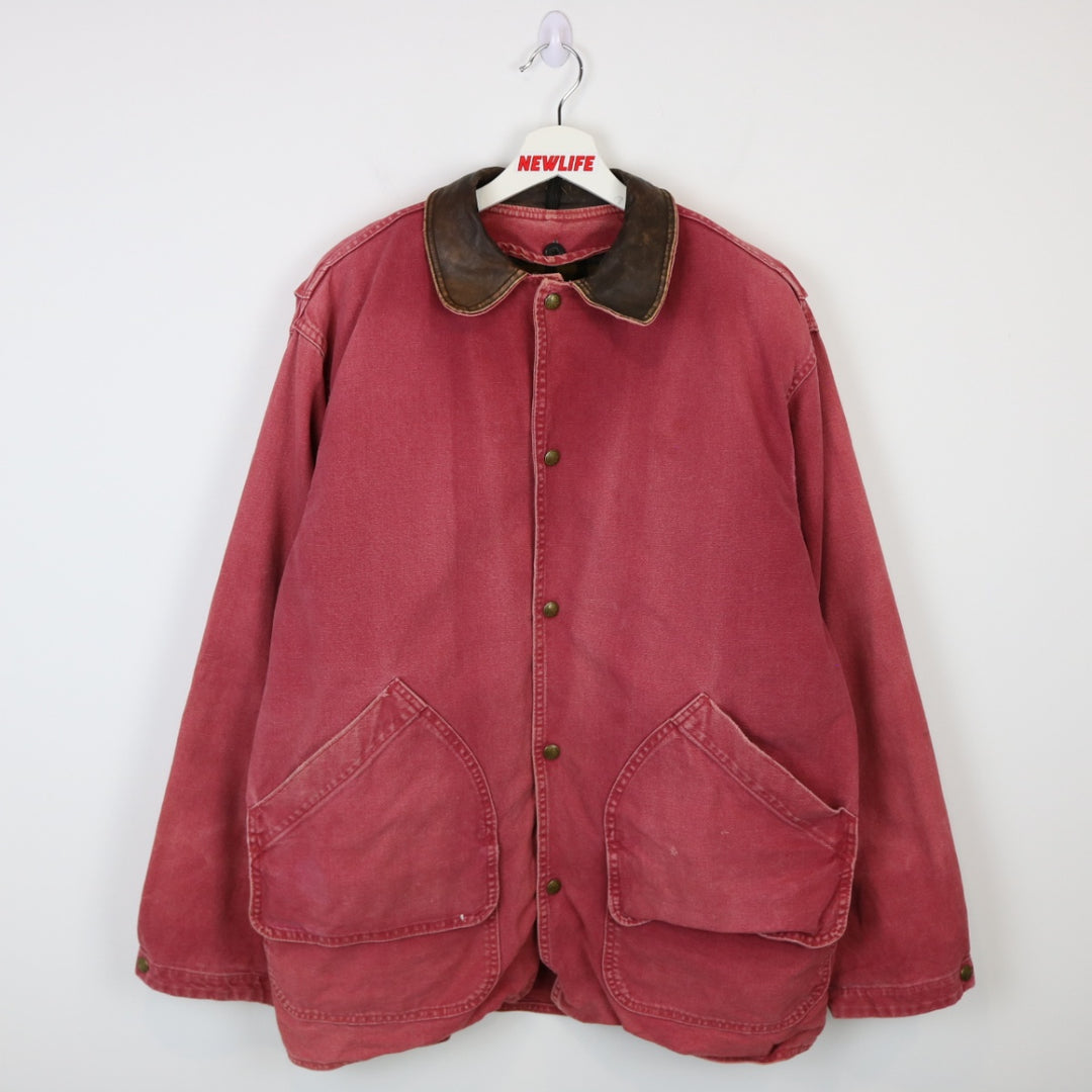 Vintage 90's Woolrich Lined Chore Work Jacket - M-NEWLIFE Clothing