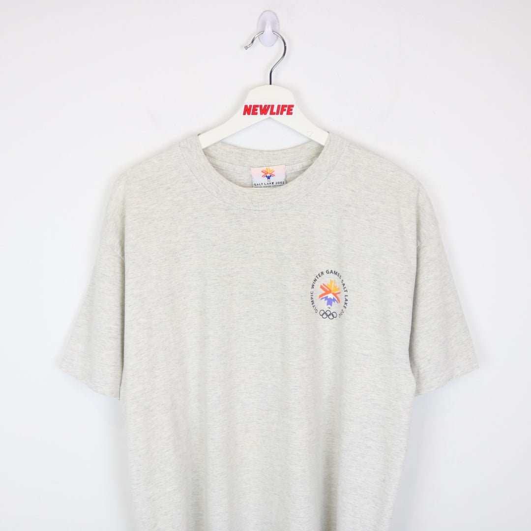 Vintage 2002 Olympic Winter Games Salt Lake Tee - L-NEWLIFE Clothing