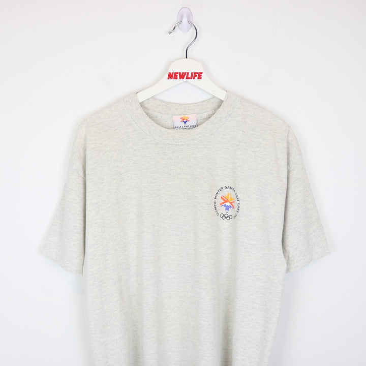 Vintage 2002 Olympic Winter Games Salt Lake Tee - L-NEWLIFE Clothing