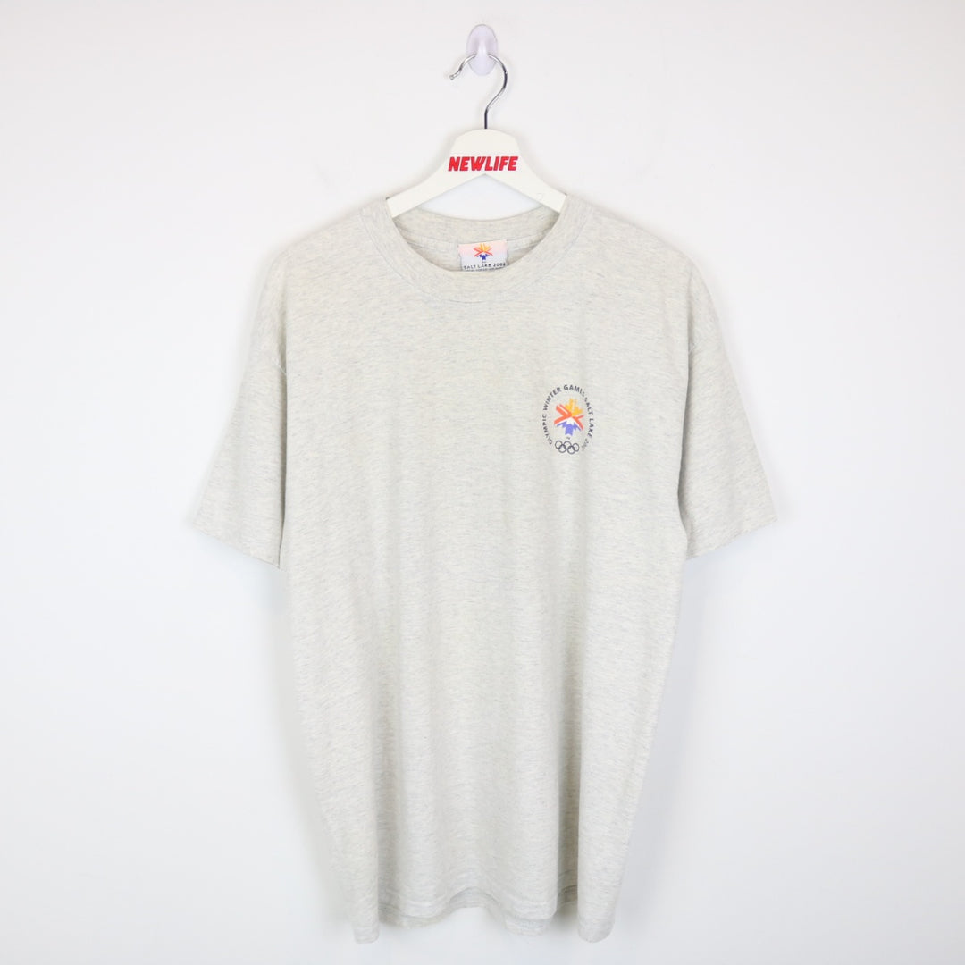 Vintage 2002 Olympic Winter Games Salt Lake Tee - L-NEWLIFE Clothing