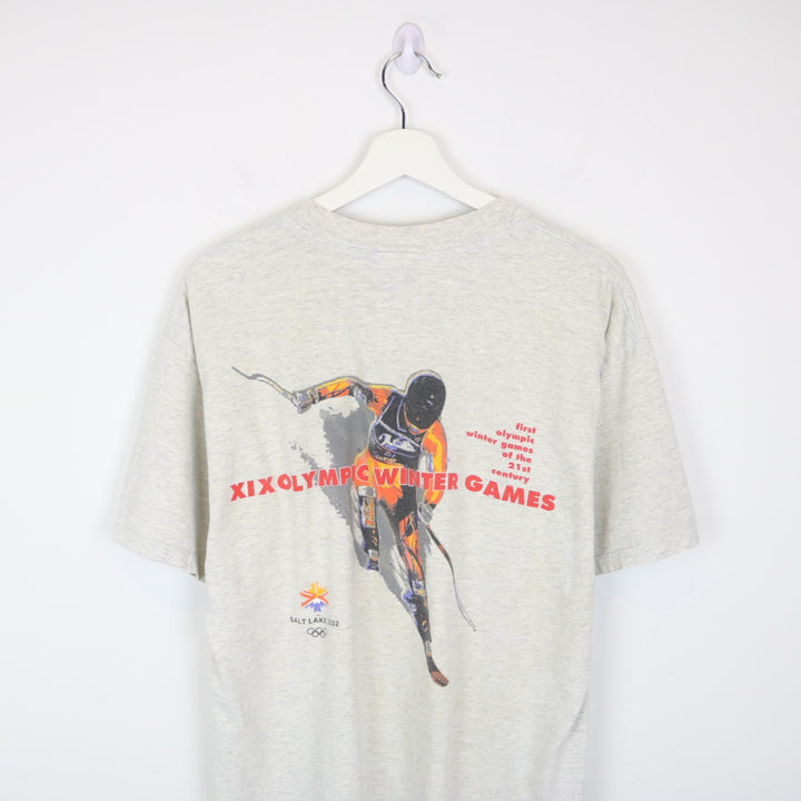 Vintage 2002 Olympic Winter Games Salt Lake Tee - L-NEWLIFE Clothing
