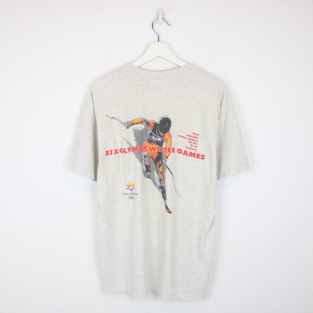 Vintage 2002 Olympic Winter Games Salt Lake Tee - L-NEWLIFE Clothing