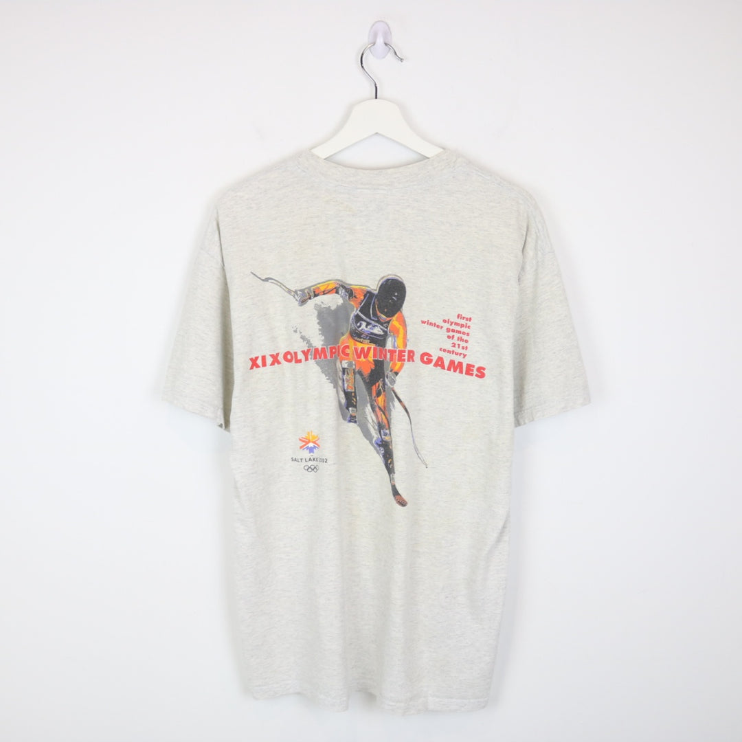 Vintage 2002 Olympic Winter Games Salt Lake Tee - L-NEWLIFE Clothing