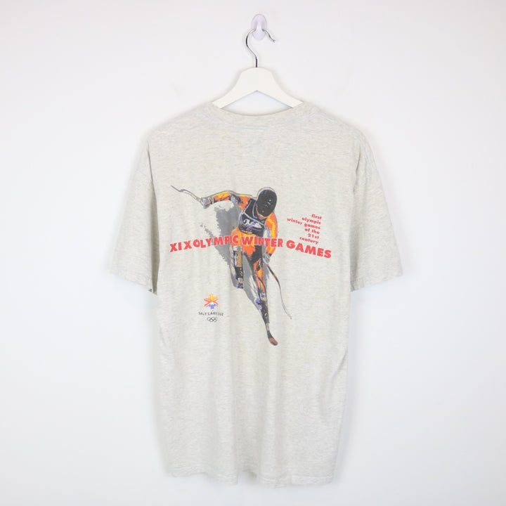 Vintage 2002 Olympic Winter Games Salt Lake Tee - L-NEWLIFE Clothing