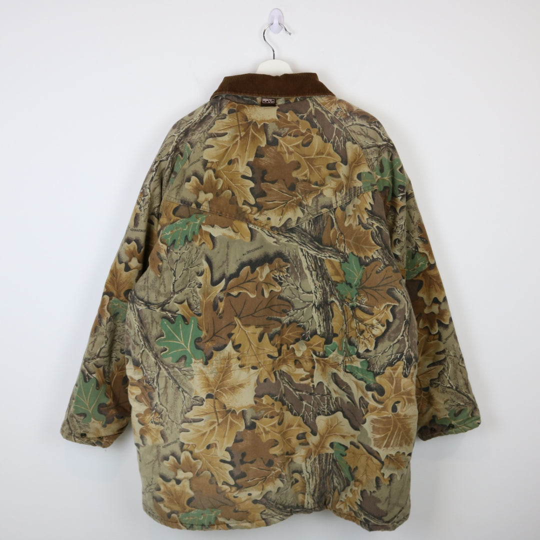 Vintage 80's Blizzard-Pruf Real Tree Camo Walls Jacket - L-NEWLIFE Clothing