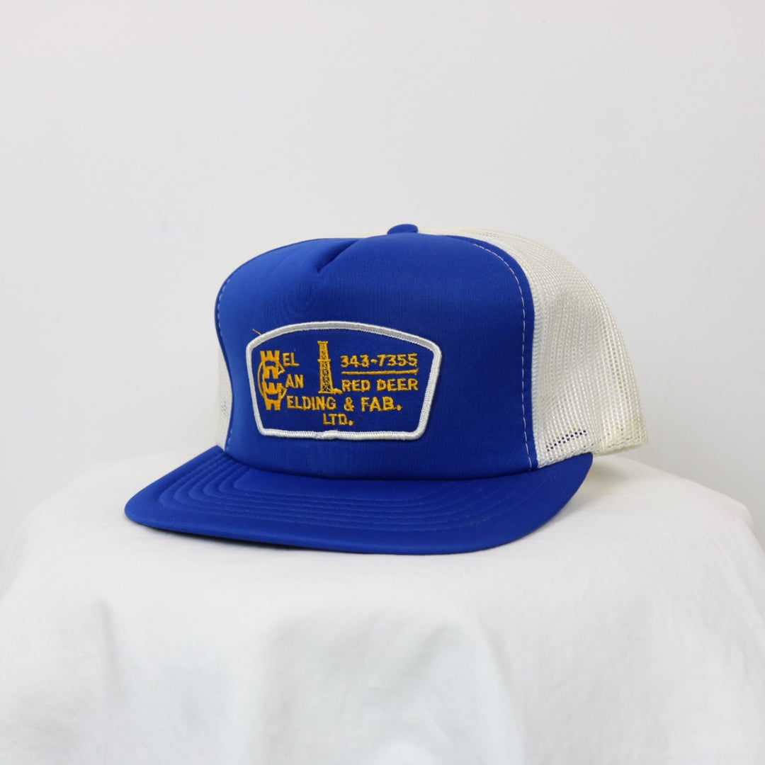 Vintage 80's Wel Wan Welding Trucker Hat - OS-NEWLIFE Clothing