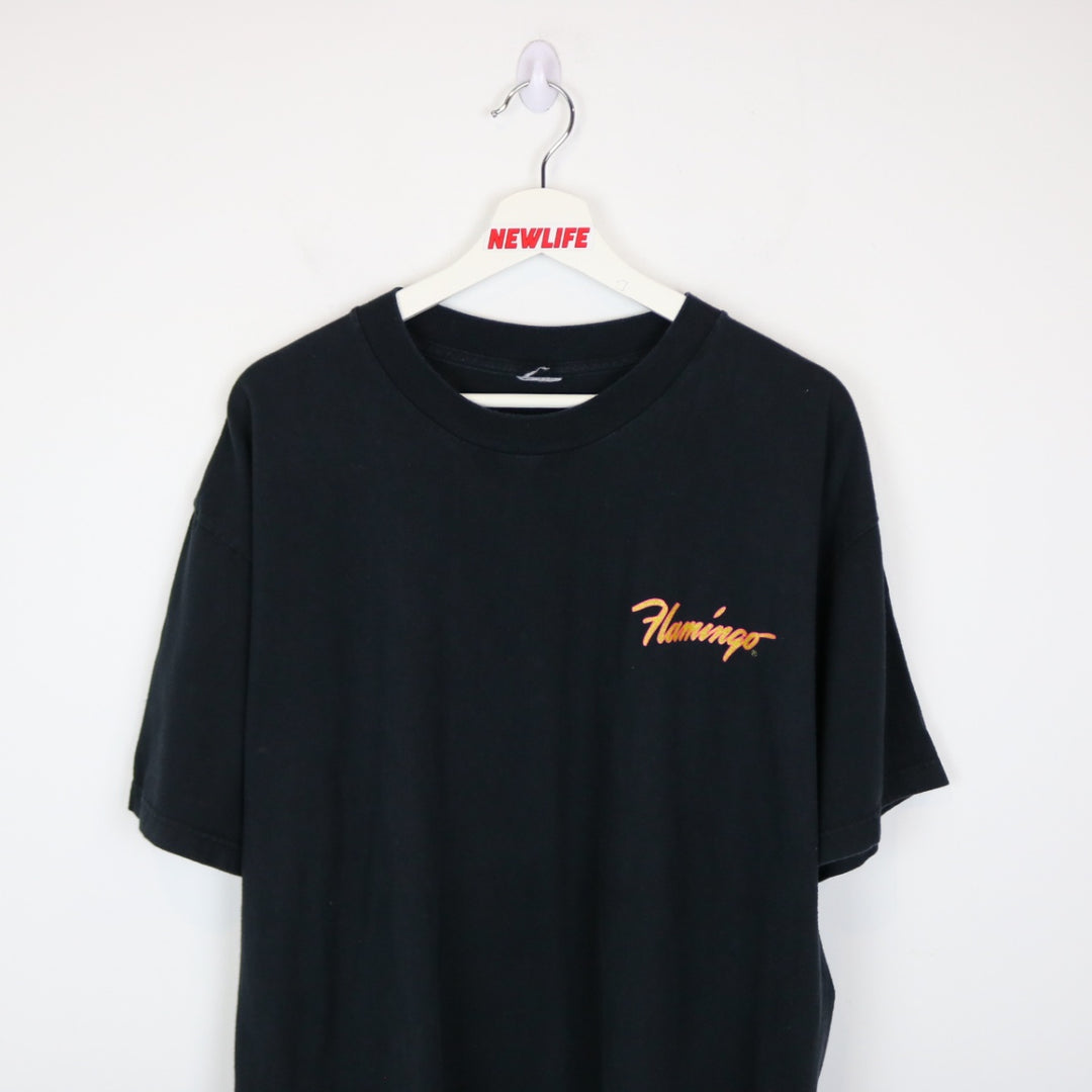 Vintage 90's Flamingo Hilton Las Vegas Tee - L-NEWLIFE Clothing