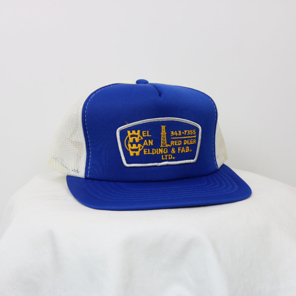 Vintage 80's Wel Wan Welding Trucker Hat - OS-NEWLIFE Clothing