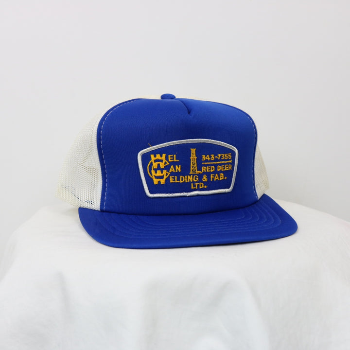 Vintage 80's Wel Wan Welding Trucker Hat - OS-NEWLIFE Clothing