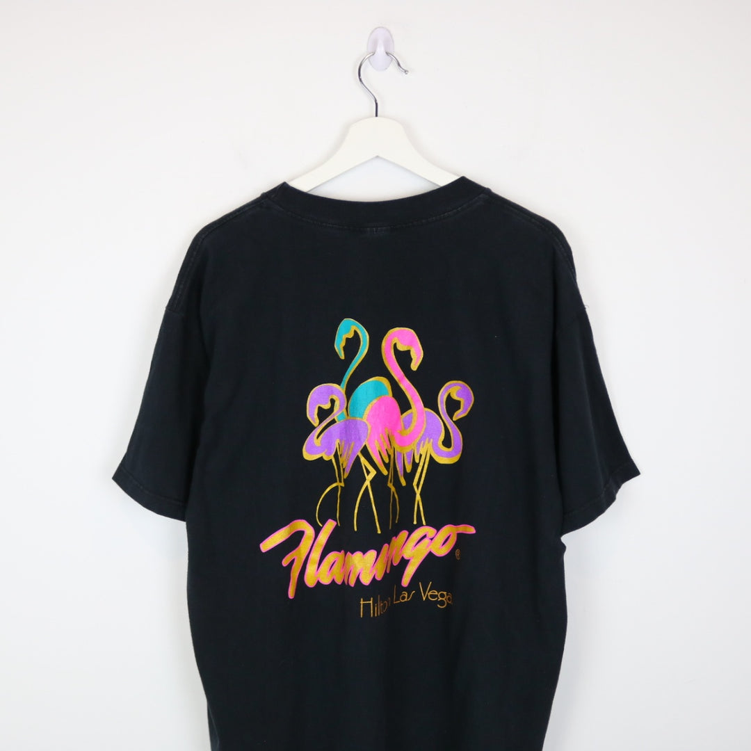 Vintage 90's Flamingo Hilton Las Vegas Tee - L-NEWLIFE Clothing