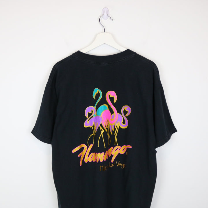 Vintage 90's Flamingo Hilton Las Vegas Tee - L-NEWLIFE Clothing