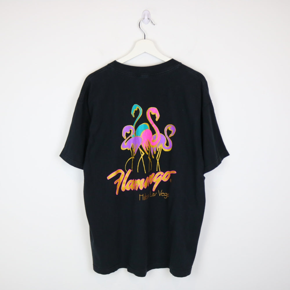 Vintage 90's Flamingo Hilton Las Vegas Tee - L-NEWLIFE Clothing