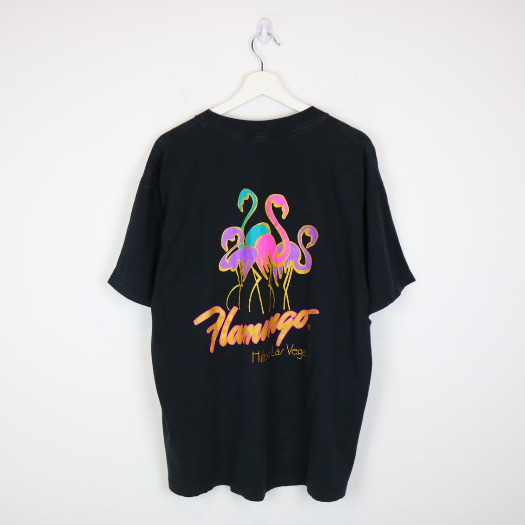Vintage 90's Flamingo Hilton Las Vegas Tee - L-NEWLIFE Clothing