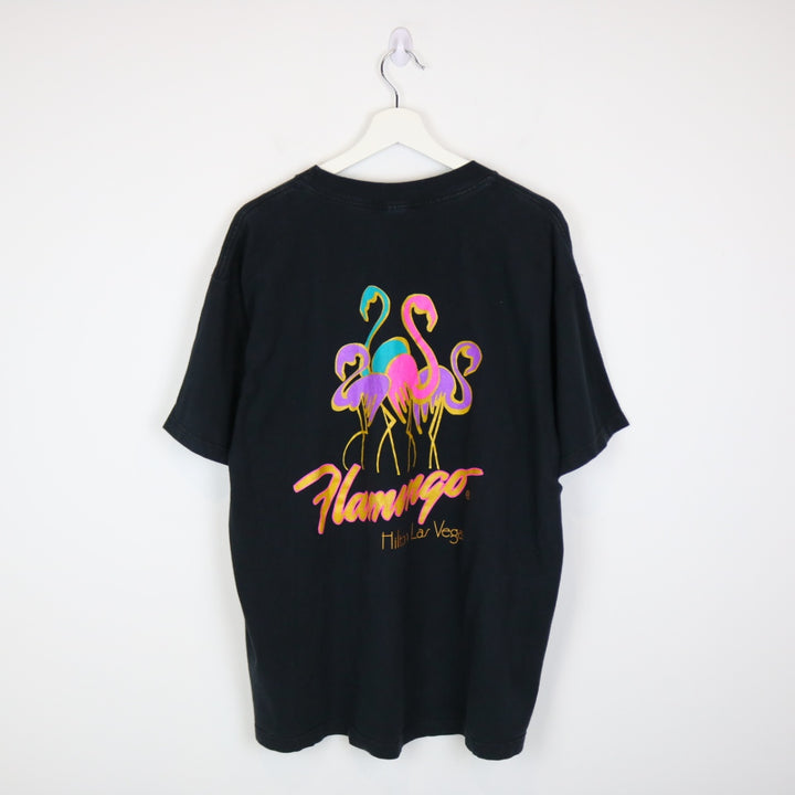 Vintage 90's Flamingo Hilton Las Vegas Tee - L-NEWLIFE Clothing