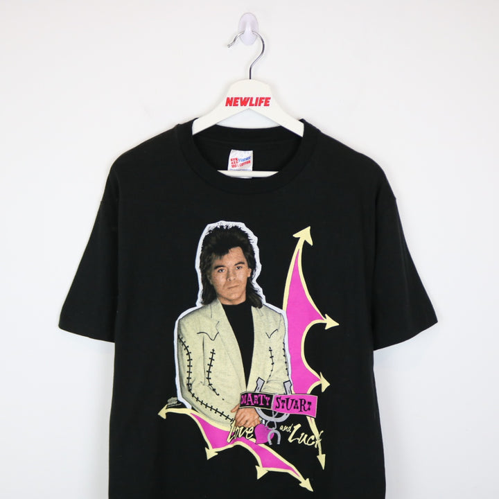 Vintage 1994 Marty Stuart Love and Luck Band Tee - M-NEWLIFE Clothing