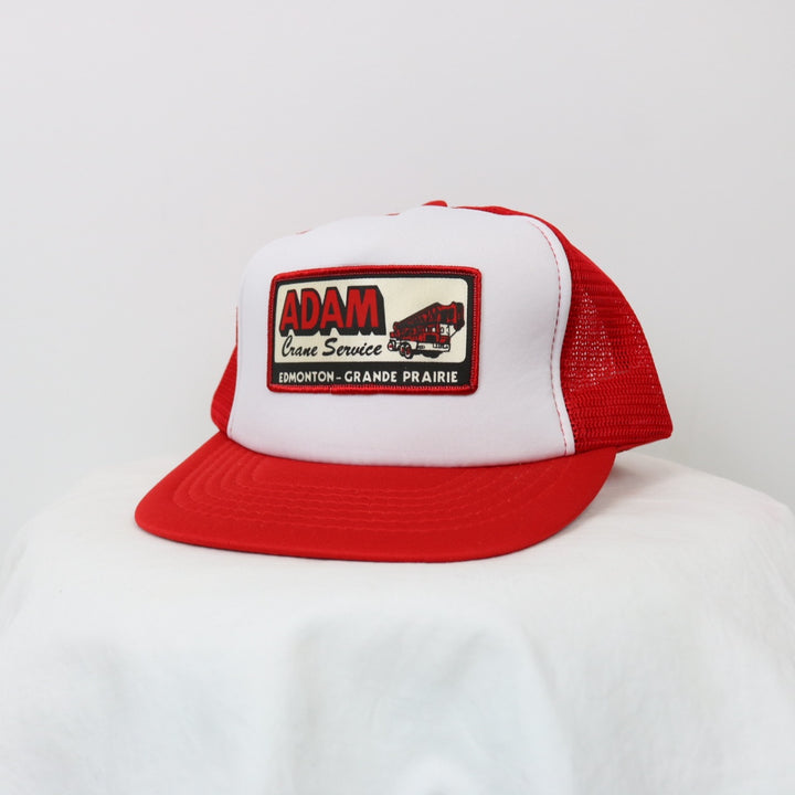 Vintage 80's Adam Crane Service Trucker Hat - OS-NEWLIFE Clothing