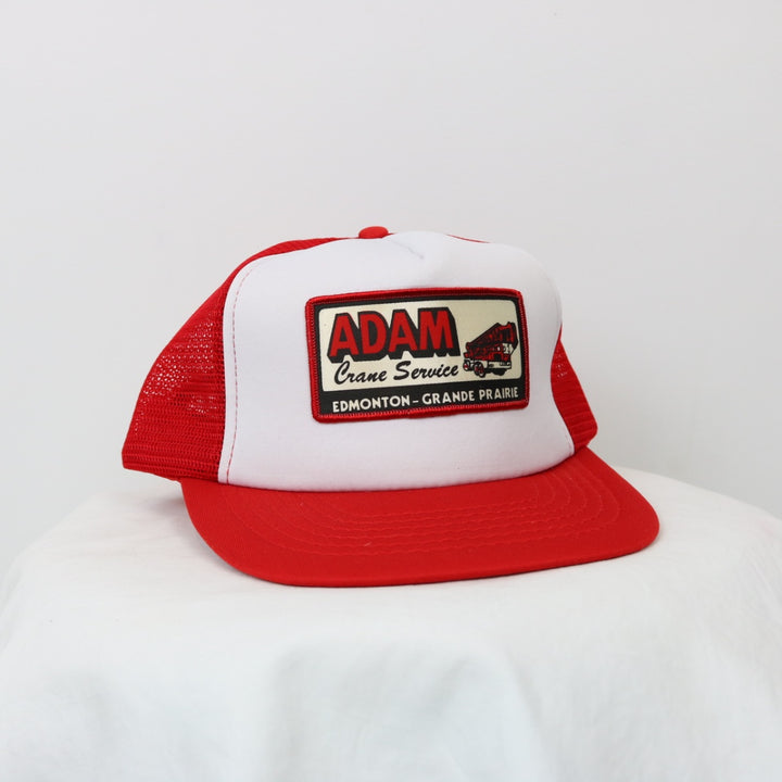 Vintage 80's Adam Crane Service Trucker Hat - OS-NEWLIFE Clothing