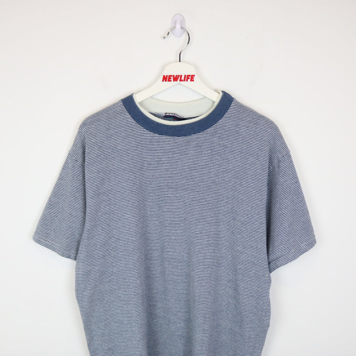 Vintage 90's Striped Tee - L-NEWLIFE Clothing