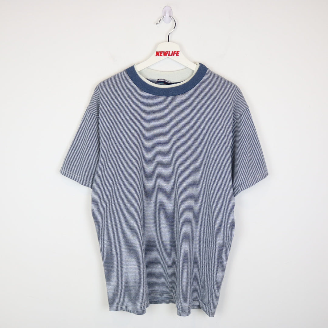 Vintage 90's Striped Tee - L-NEWLIFE Clothing